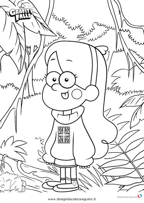 cute gravity falls coloring pages mabel  printable coloring pages