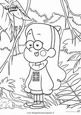 Gravity Falls Coloring Pages Mabel Printable Cute Print Color sketch template