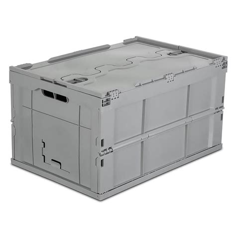 mount  collapsible plastic storage crate  capacity walmartcom