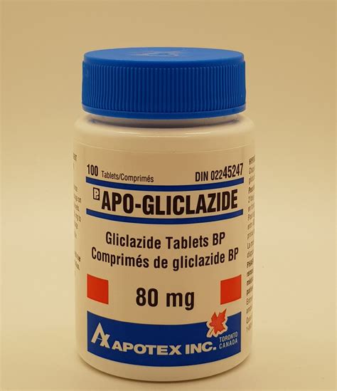 gliclazide tablet mg apotex ca st soma pharma