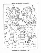 Coloring Fallout Pages Bound Color Killer Mascots sketch template
