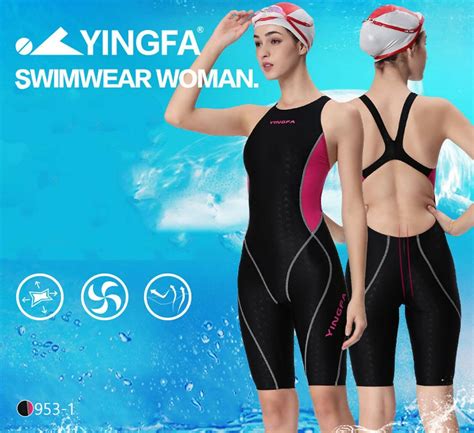 kneeskin swimsuit one piece training swimsuit racing swimsuit yingfa