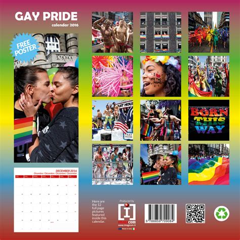 gay pride wall calendars 2016 buy at europosters