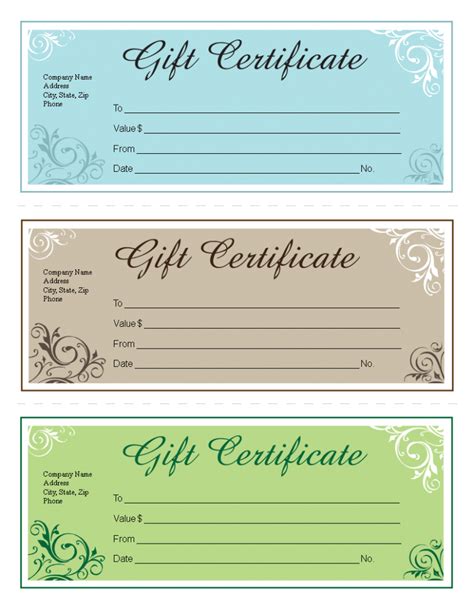 printable gift cards