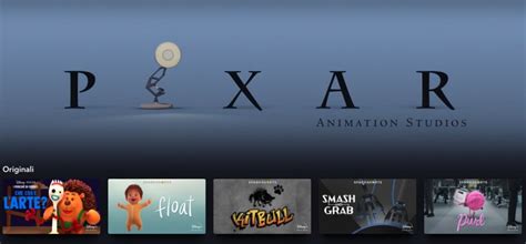 catalogo film pixar da vedere su disney  aprile