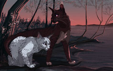 Ashfur And Hawkfrost Near The Place They Both Died