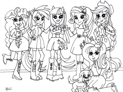 printable equestria girls coloring pages everfreecoloringcom