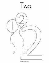 Coloring Worksheet Two Number Noodle Twisty Print Ll Twistynoodle sketch template