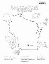 Coloring Wisconsin Pages State Kids Teaching Facts Studies Social Color Printable Student Getcolorings sketch template