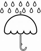 Umbrella Kolorowanka Parasol Parasolka Kolorowanki Latwa Topcoloringpages Druku Deszcz łatwa Prosta Darmowa sketch template