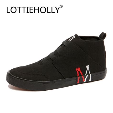 Lottieholly Brand Fashion Summer Men New Canvas Board Shoes Comfortable