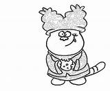 Coloring Chowder Cartoon Library Clipart sketch template