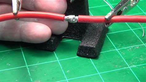 solder  large wires  youtube