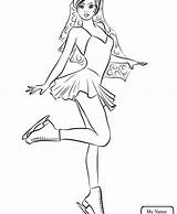 Coloring Skating Pages Ice Figure Ballerina Printable Drawing Color Kitty Hello Great Getdrawings Search Work Categories sketch template