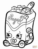 Shopkins Coloring Pages Crush Snow Getcolorings sketch template