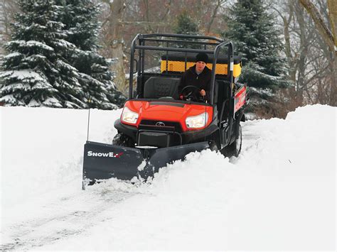 snowex  boss snowplow   utv plows