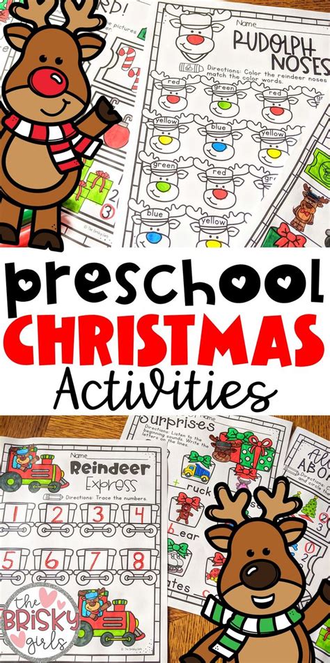 christmas activities preschool preschool christmas activities