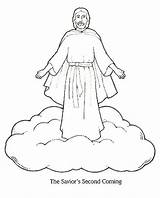 Lds Christ Bible Clouds Murrayandmathews sketch template