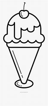 Ice Cream Sundae Coloring Clipart Drawing Logo Transparent Internet Webstockreview Background Clip Pinclipart Pngfind sketch template