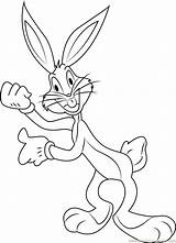 Coloring Bugs Bunny Having Fun Pages Coloringpages101 sketch template