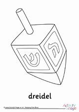 Dreidel Colouring Pages Hanukkah Become Member Log sketch template