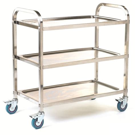 stainless steel  layer trolley ss trolley stainless steel