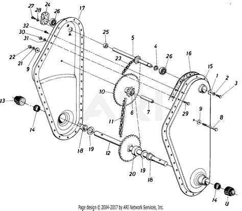 gilson  tiller parts diagram