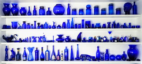 Blue Glass Collection Breakfast In America