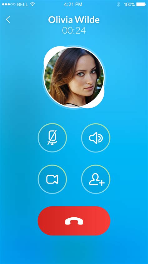 Skype App Incoming Call By Thibaut Vanden Dorpe On Dribbble