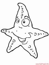 Coloring Starfish Pages Sea Sheet Title Coloringpagesfree sketch template