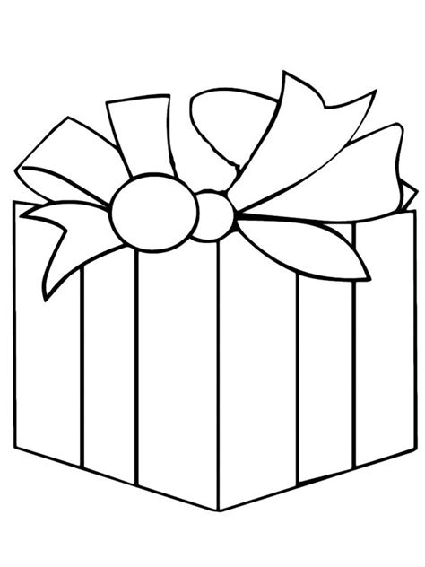 christmas present coloring page funny coloring pages