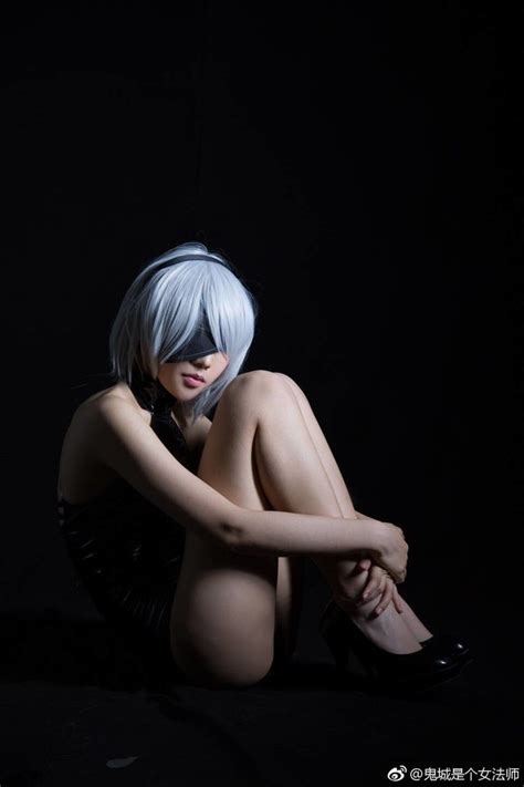 Pure Black 2b Cosplay Sexy And Mysterious Sankaku Complex