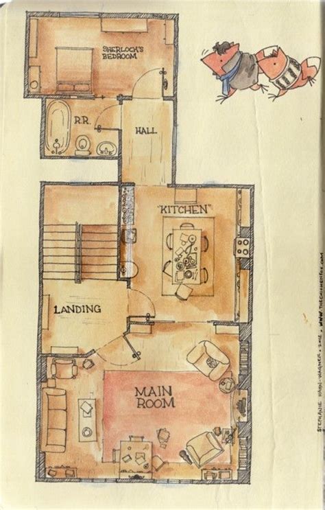 layout   main level   apartment sherlock sherlock holmes sherlock fandom