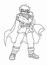 Beyblade Coloring Pages Ryuga Color sketch template