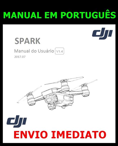 manual em portugues dji spark  envio imediato   em mercado livre