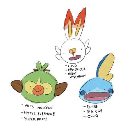 Riot Moose On Twitter Here They Are Grookey Scorbunny Sobble