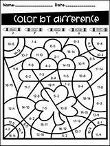 Subtraction Patrick Addition St Teacherspayteachers Code Color sketch template