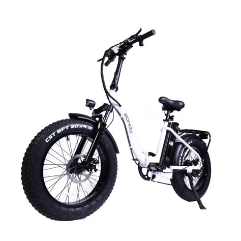 sohoo vwah  bike  folding step  fat tire electric bike adult mountain bicycle