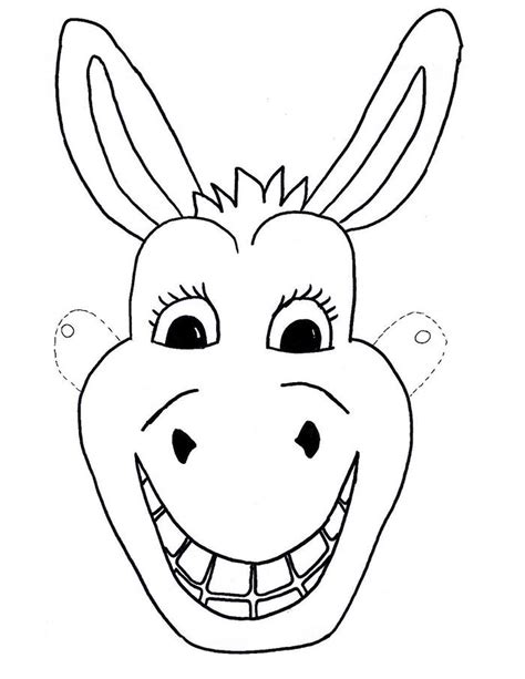 image result animal mask templates animal templates donkey mask