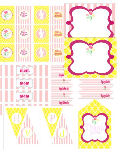 diy home sweet home   mothers day printables