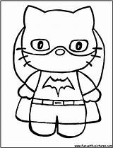 Coloring Batgirl Pages Kitty Hello Halloween Kids Printable Sleep Lalaloopsy Color Heart Print Batman Books Baby Cartoon Comment Visit Library sketch template