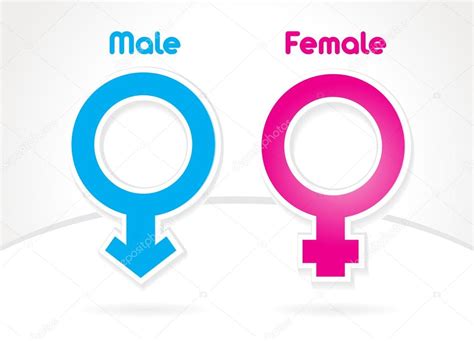 Male And Female Sex Symbol Vector — Stock Vector © Rikky18