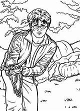 Potter Harry Prisoner Azkaban Coloring Pages Fun Kids sketch template