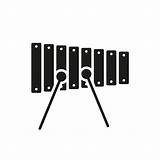 Xylophone Percussion Iconfinder sketch template