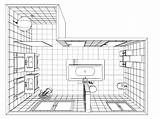Badezimmer Ihres Darstellung Fotorealistischen Finden Badezimmers Planer sketch template