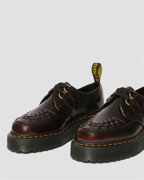 sidney arcadia leather creeper platform shoes dr martens