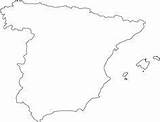 Spain Map Getdrawings Drawing Maps sketch template