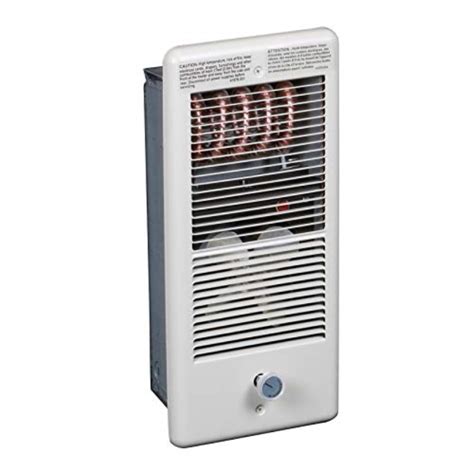 tpi hftrpw series   profile fan forced wall heater   pole thermostat standard