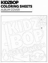 Kidz Bop Coloring Halloween Party Printable sketch template