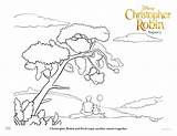 Winnie Christopherrobin Hojas Sneak Theaters Acre Hundred Thehealthymouse sketch template